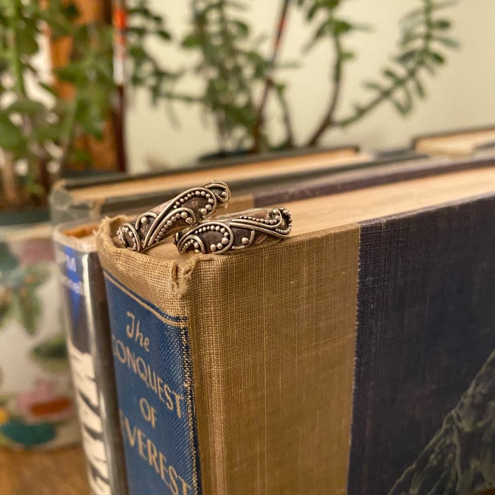 Beautiful Sterling Silver Ring set from Bali